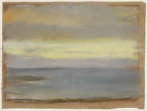Moře, západ slunce od Edgar Degas