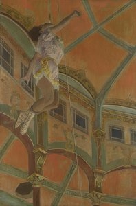 Slečna La La v cirkusu Fernando. 1879 od Edgar Degas