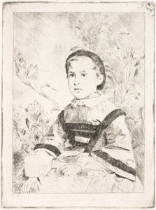 Slečna Nathalie Wolkonska od Edgar Degas