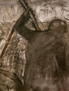 Hudebníci v orchestru (detail). Kolem 1870. Olej na plátně. od Edgar Degas