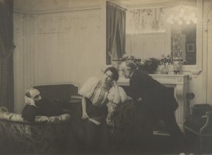 Paul Poujaud, paní. Arthur Fontaine a Degas, 1895. od Edgar Degas