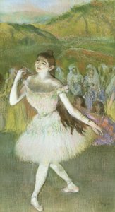 Růžová tanečnice (pastel) od Edgar Degas