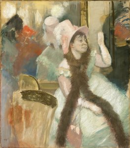 Portrét po maškarním plese (Portrét madame Dietz-Monnin) od Edgar Degas