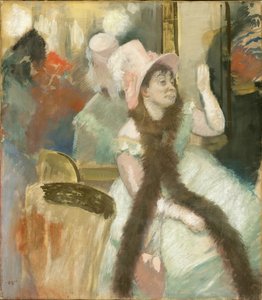 Portrét po kostýmním plese Portrét madame Dietz-Monnin, 1879. od Edgar Degas