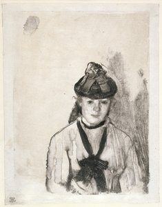 Portrét Ellen Andrée, kolem roku 1876 od Edgar Degas