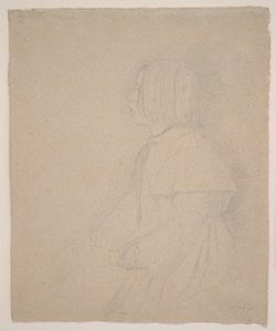 Portrét Giulia Bellelli, 1858-9 (grafit) od Edgar Degas