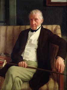 Portrét Hilaire Degas (1770-1858), dědeček umělce, 1857
