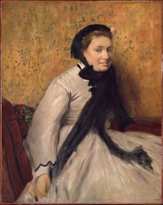 Portrét ženy v šedém od Edgar Degas