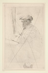 Portrét rytce Josepha Tournyho od Edgar Degas