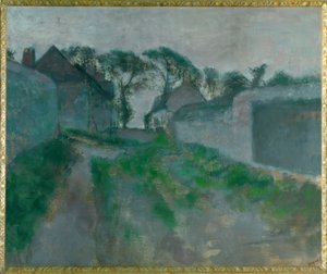 Vesnická ulice Saint Valery Sur-Somme od Edgar Degas