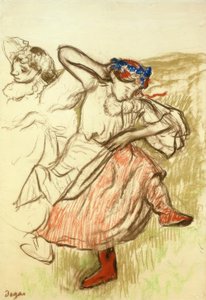 ruští tanečníci od Edgar Degas