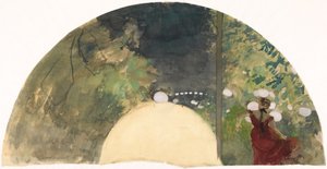 Zpěvačka v pařížské zahradní kavárně od Edgar Degas