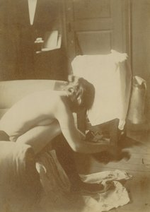 [Sedící akt] od Edgar Degas