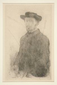 Autoportrét, 1857 od Edgar Degas