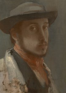 Autoportrét, kolem roku 1857?-58 od Edgar Degas