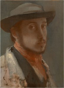 Autoportrét, c. 1858 od Edgar Degas