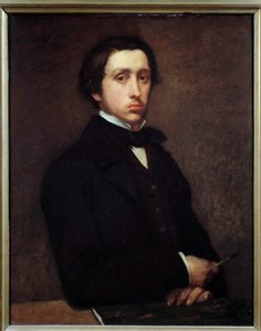 Autoportrét aneb Degas v portrétní malbě Edgara Degase (1834-1917) 1855 Sun. 0,81x0,64 m Paříž, musee d