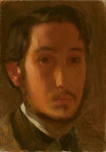 Autoportrét s bílým límečkem, c. 1857. od Edgar Degas
