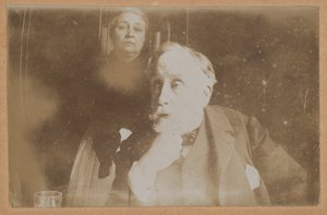 [Autoportrét se Zoé Closier] od Edgar Degas