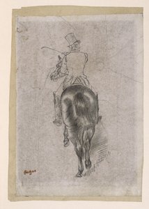 Pobídnutí na koni od Edgar Degas