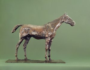 Stojící kůň (bronz)