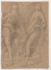 Studie po Andrea Mantegna, "Parnassus", c.1854-56 od Edgar Degas