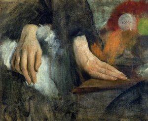 Studium rukou, 1859-60 od Edgar Degas