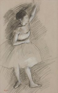 Studie tanečnice; Studie tanečnice, 1873-1874 od Edgar Degas