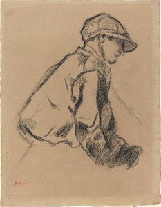 Studie žokeje, c. 1884. od Edgar Degas