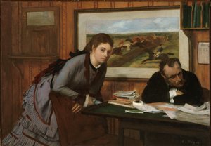 Sulking, ca. 1870. od Edgar Degas