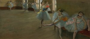 Tanečníci v cvičné místnosti. Kolem roku 1880 od Edgar Degas