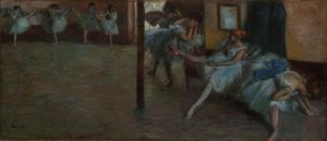 Zkouška baletu od Edgar Degas