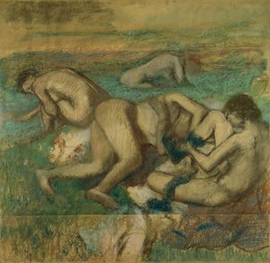 Koupající se od Edgar Degas