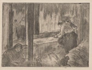 Prádelny od Edgar Degas