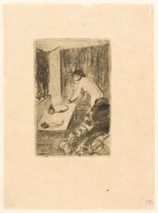 Malá šatna od Edgar Degas