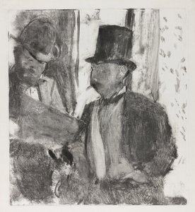 Dva znalci, kolem roku 1880 od Edgar Degas