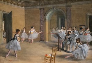 Taneční lekce. 1872. Olej na plátně. od Edgar Degas