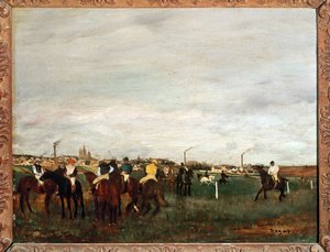 Závody (olej na plátně) od Edgar Degas