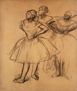 Tři tanečnice; tři tanečníci, od Edgar Degas