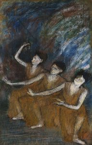 Tři tanečnice, kolem 1895-98 od Edgar Degas