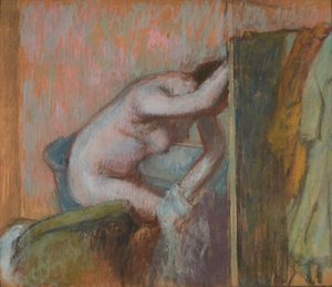 Toalette after the Bath, c.1888 (pastel na kartonu) od Edgar Degas