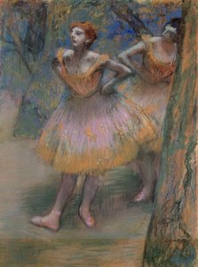 Dva tanečníci od Edgar Degas