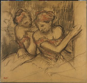 Dva tanečníci od Edgar Degas