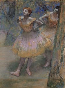 Dva tanečníci, kolem 1893-?98 od Edgar Degas