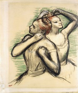 Dva tanečníci, kolem roku 1897 od Edgar Degas