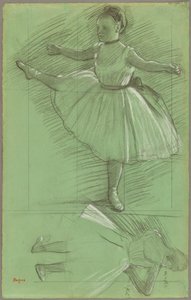 Dvě studie tanečníků od Edgar Degas