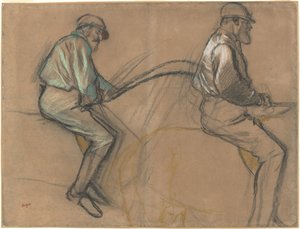 Dvě studie žokeje, c. 1884. od Edgar Degas