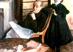 Strýc a neteř, c1876 od Edgar Degas