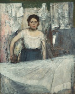 Žena žehlení od Edgar Degas