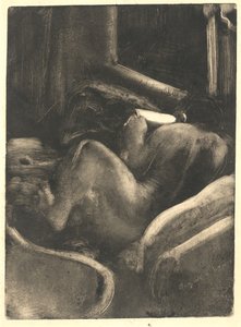 Žena čte (Liseuse) od Edgar Degas
